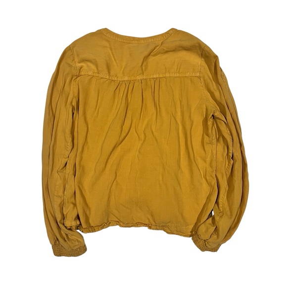 Velvet Heart Mustard Yellow Blouse | Women’s Size L - Picture 2 of 4
